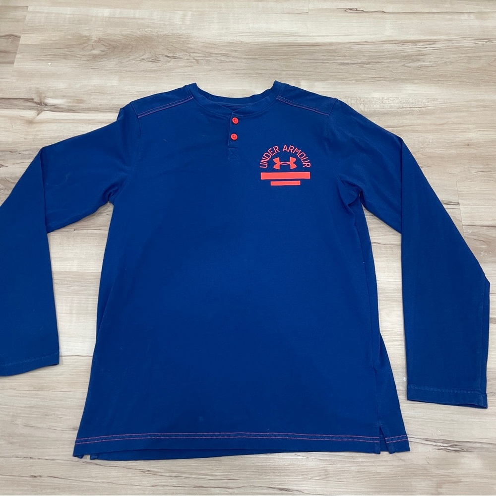 Under Armour Boys Long Sleeve Tee Size Youth Large